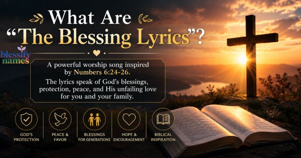 what-are-the-blessing-lyrics