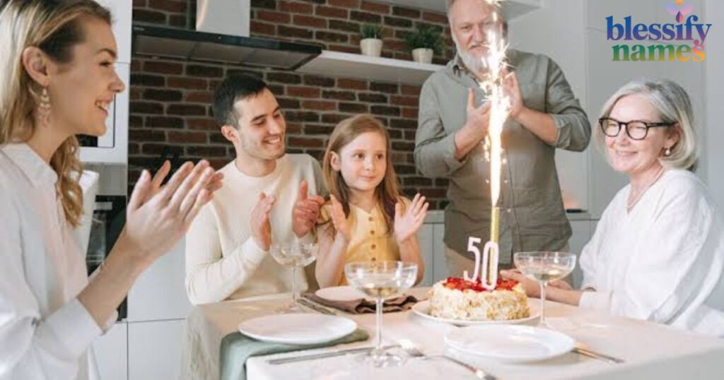 A joyful birthday party milestone showcasing family blessings for special occasions and celebration