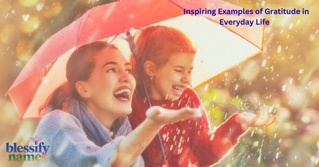 : A kind community gesture illustrating inspiring examples of gratitude in everyday life